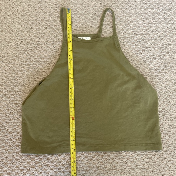 Divided by H&M Teen Girls Small Green Crop Top - Picture 2 of 7